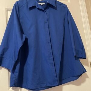Foxcroft Non-Iron Shaped Fit Button Down Shirt